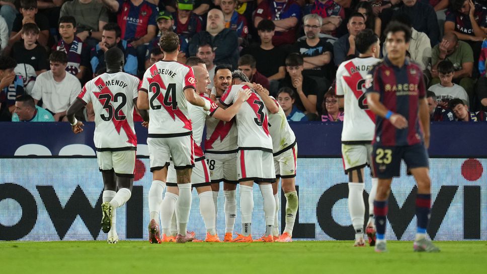 Райо Валекано не даде шанс на Леванте и продължава нагоре