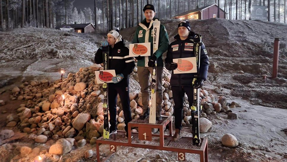 Престижна победа за Камен Златков  на слалома за ФИС в Швеция