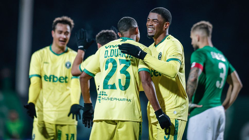 Лудогорец прегази Берое и се доближи до Левски