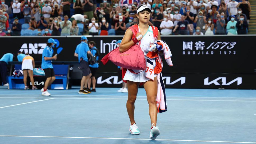 Радукану: Имах проблеми с ръката, но исках да изляза и да опитам да се преборя