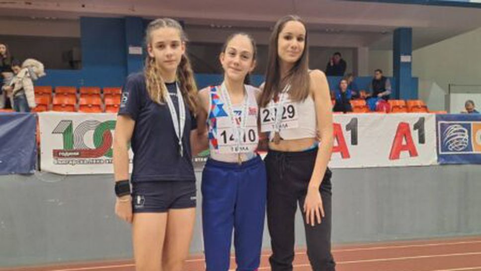 Ема Монова е първата национална шампионка на България в атлетиката за 2025-а