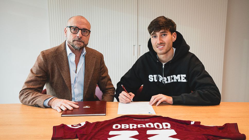 От Торино обявиха привличането на левия бек Рафаел Обрадор който