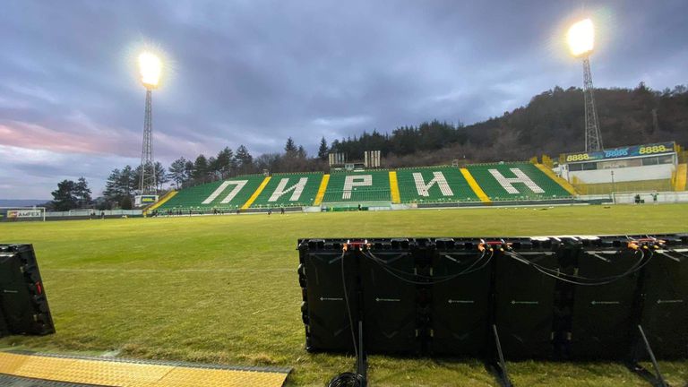 Пирин Благоевград се похвали с нова придобивка на своя стадион