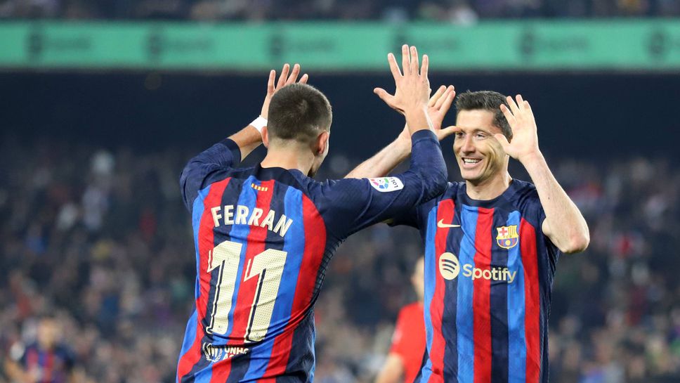 Само Кристиано Роналдо изпреварва Левандовски за голов рекорд в Испания