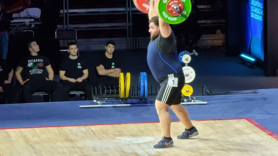 Отказване на Талахадзе позволи на арменец да грабне титлата в категория над 109 кг на Европейското в София