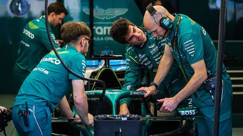 Астън Мартин приключи предсрочно с тестовете