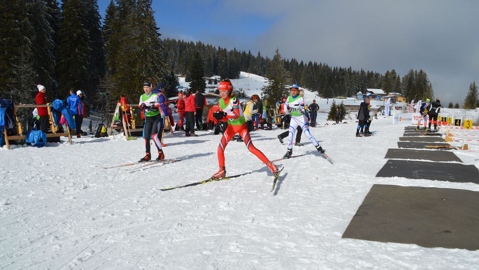 Биатлонистите от Троян с всички държавни титли в преследването при младите