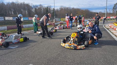  Марти Стоянов с подиум в дебюта си в клас KZ2 