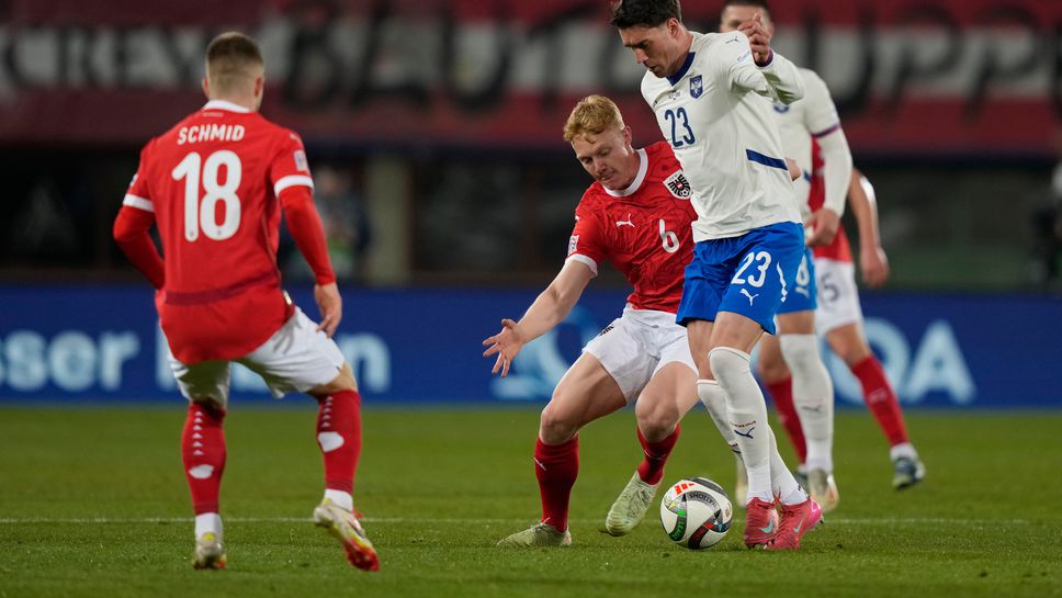 Отборите на Австрия и Сърбия направиха равенство 1 1 в първия