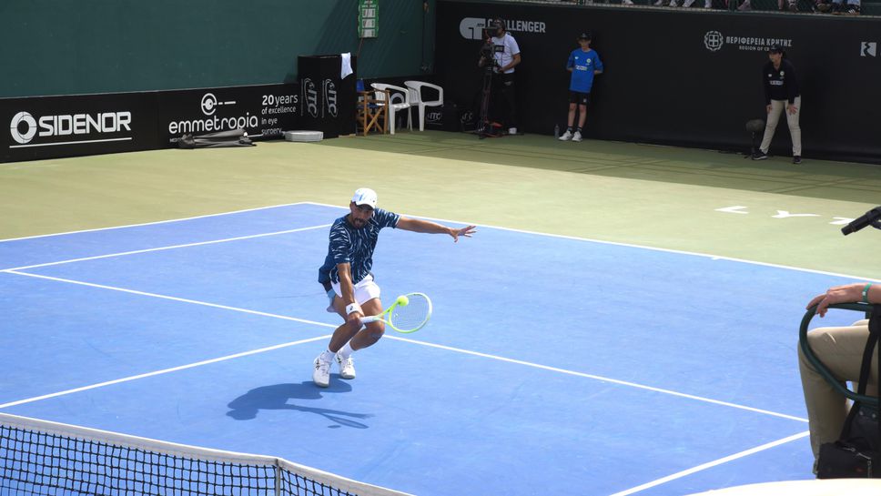 Димитър Кузманов отпадна в първия кръг на турнира по тенис