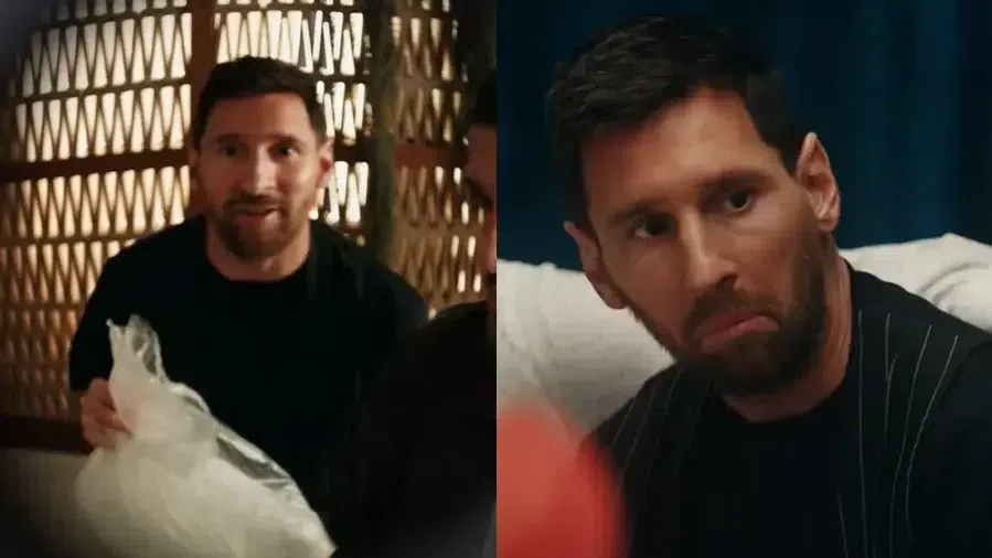 Меси се снима в клип на аржентинска певица