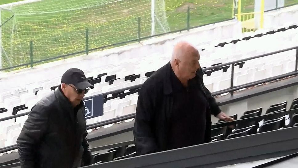 Венци Стефанов е на стадиона за Славия-Ботев Враца
