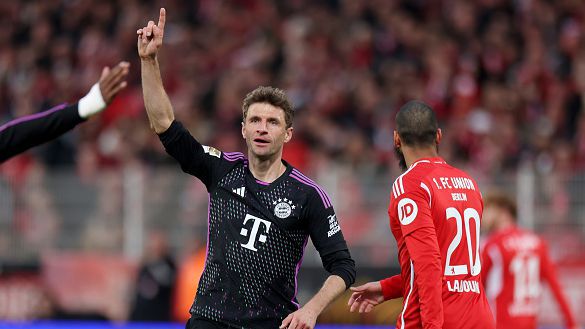 Томас Мюлер отбеляза трети гол за Байерн (Мюнхен)