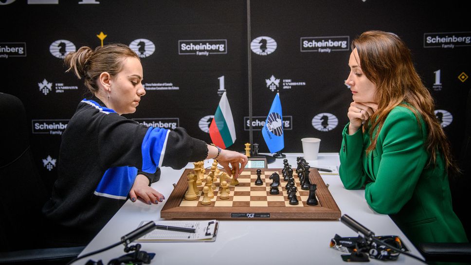 Нургюл Салимова се измъкна от трудна позиция и завърши реми с Катерина Лагно в Турнира на претендентките