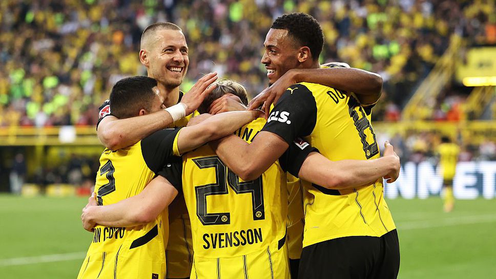 Борусия Дортмунд постигна труден успех с 3 2 над гостуващия Борусия