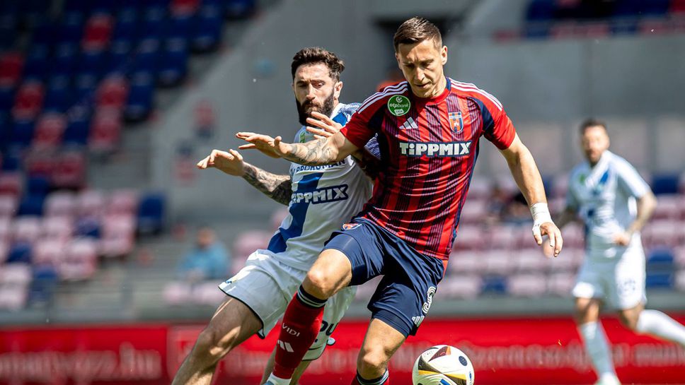 Българският национал Симеон Петров игра цял мач за Фехервар при