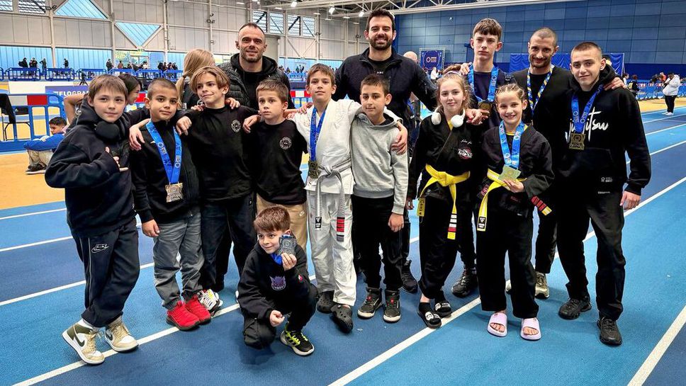 Девет медала за България от Европейското по бразилско джу джицу за деца в Дъблин