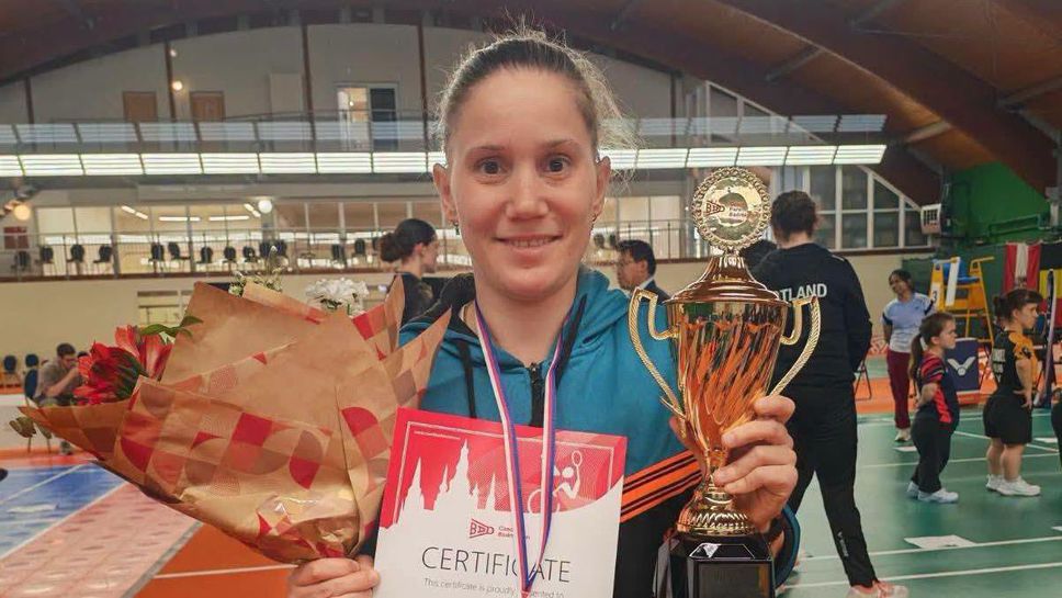 Емона Иванова със злато на международен турнир по пара бадминтон в Прага