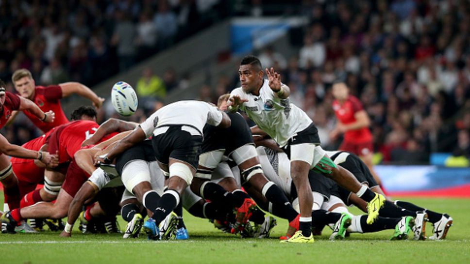 Англия започна с убедителна победа срещу Фиджи на световното по ръгби
