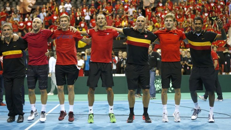 Белгия е на финал за "Купа Дейвис" за първи път