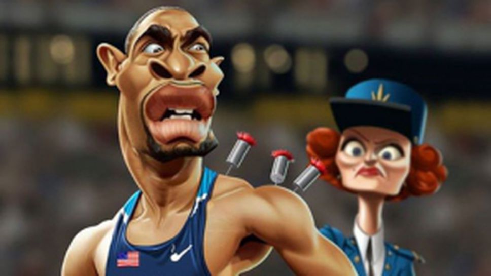 Карикатурите в атлетиката