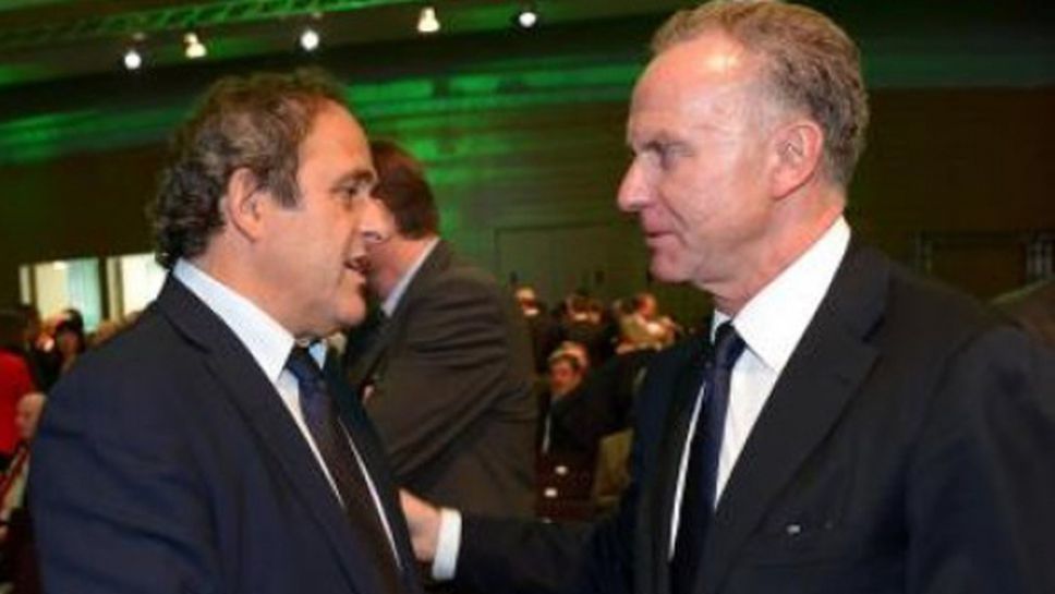 Румениге подкрепи Платини за президент на ФИФА