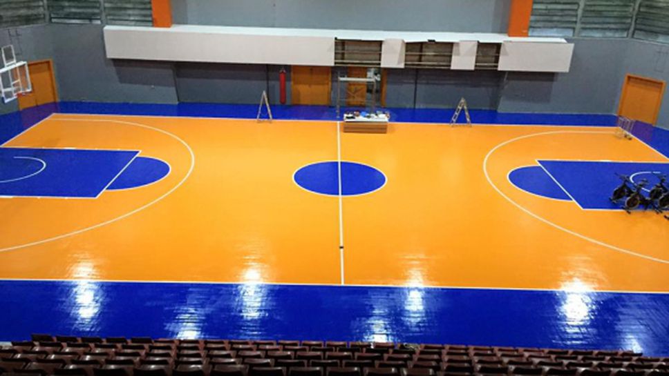 Обновената спортна зала "Строител" в Пловдив отново отваря врати