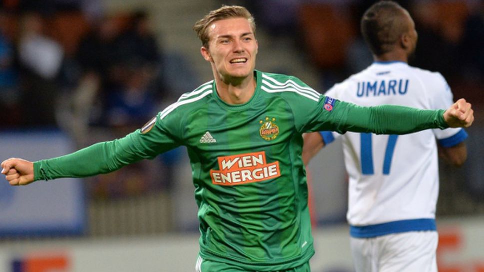 Рапид (Виена) отмъкна трите точки от Минск (видео)