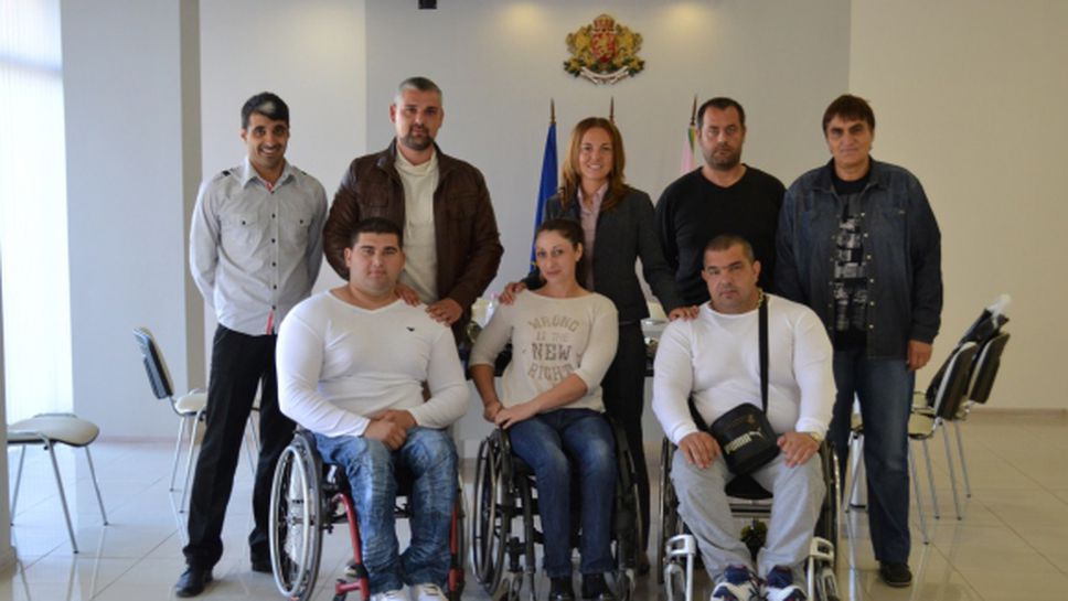 Заместник-кметът Казанлък поздрави параолимпийските герои