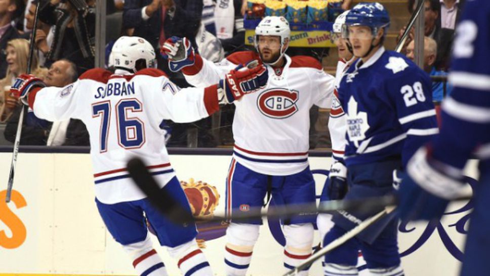 Четири победи за гостите на старта на новия сезон в НХЛ