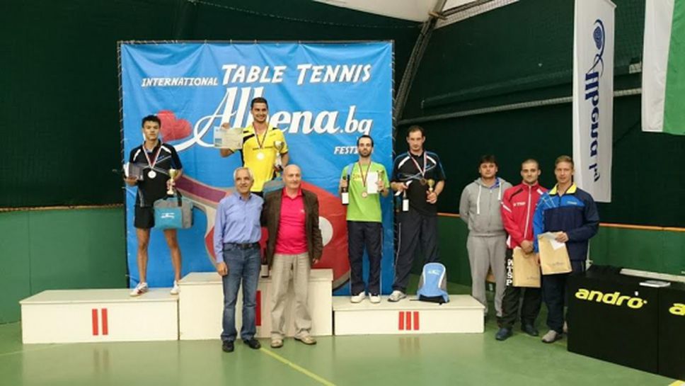 Петко Габровски спечели международния турнир по тенис на маса в Албена