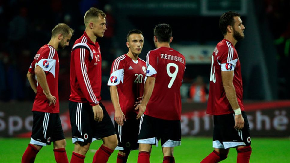 Дания иска УЕФА да изхвърли Албания от Евро 2016