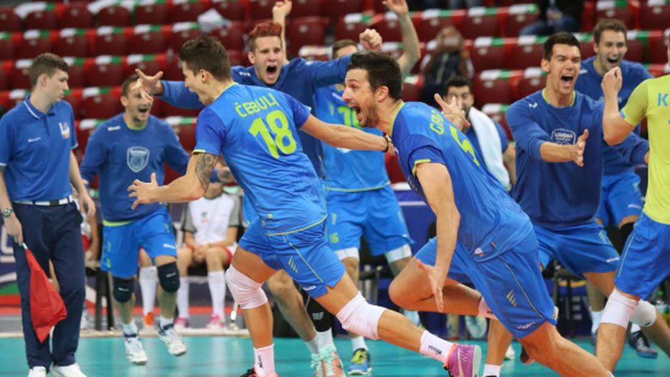 (АРХИВ) Словения шокира световния шампион Полша и го отстрани от Евроволей 2015 (ГАЛЕРИЯ)