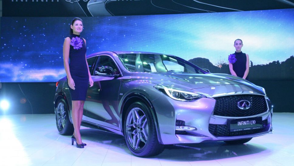 Новият актив компакт кросоувър премиум автомобил Infiniti Q30 дебютира в София