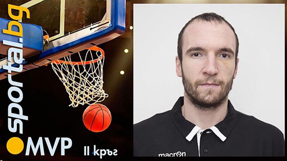 Милован Савич - MVP на II кръг на НБЛ
