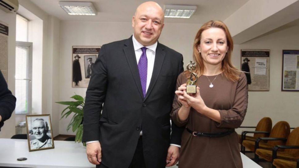 Влади Лазарова спечели наградата "Братя Ексерови"