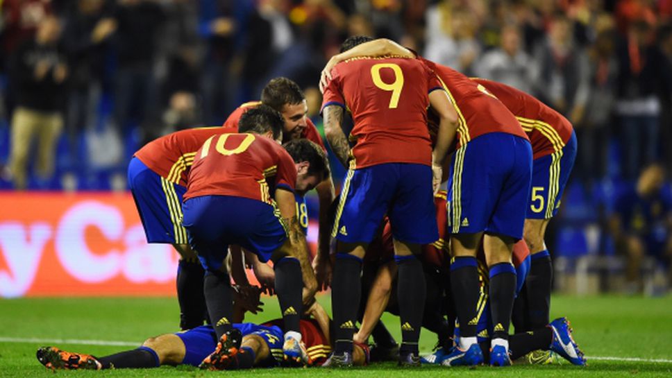 Испания се справи с Англия в мач с изумителен гол и невиждан рекорд (видео + галерия)