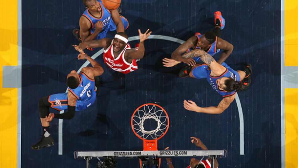 40 точки на Уестбруук не успяха да спасят Оклахома срещу "гризлитата"