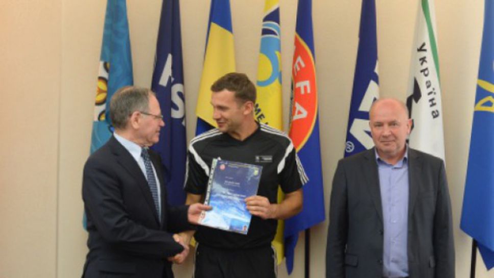 Шевченко влиза в щаба на украинския национален отбор