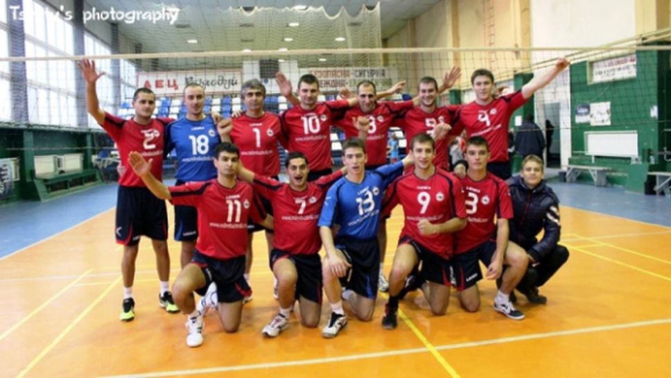 Волейболистите на Град (Белоградчик) с трета победа във Висшата лига