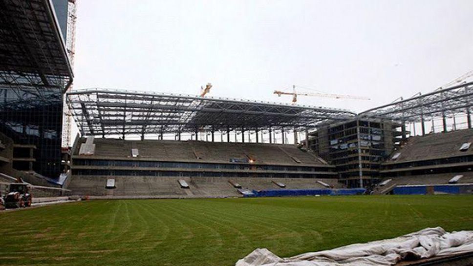 Новият стадион на ЦСКА (М) е почти готов, вече слагат седалки