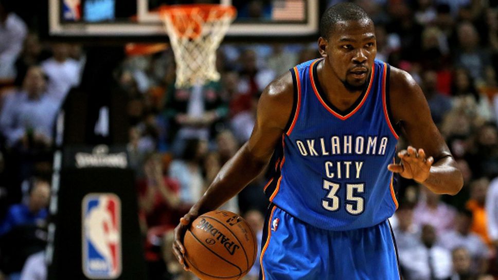 Кевин Дюрант със седми "трипъл-дабъл" в кариерата си