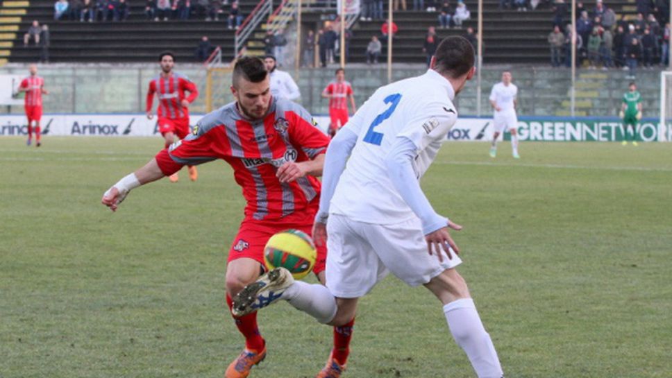 Ради Кирилов с първи гол в Италия за сезона