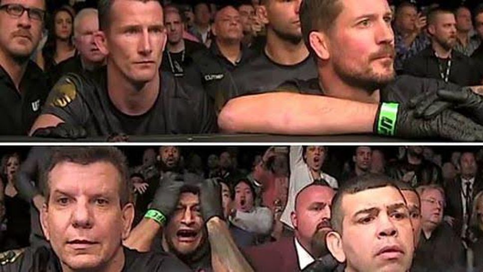 Вижте реакциите на отборите на Алдо и Макгрегър по време на UFC 194 (ВИДЕО)