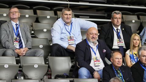 Посланикът на европейския волейбол Красен Кралев проведе работна среща с президента на CEV Александър Боричич