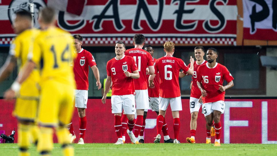Австрия удари Швеция с два късни гола, халф на Хофенхайм герой