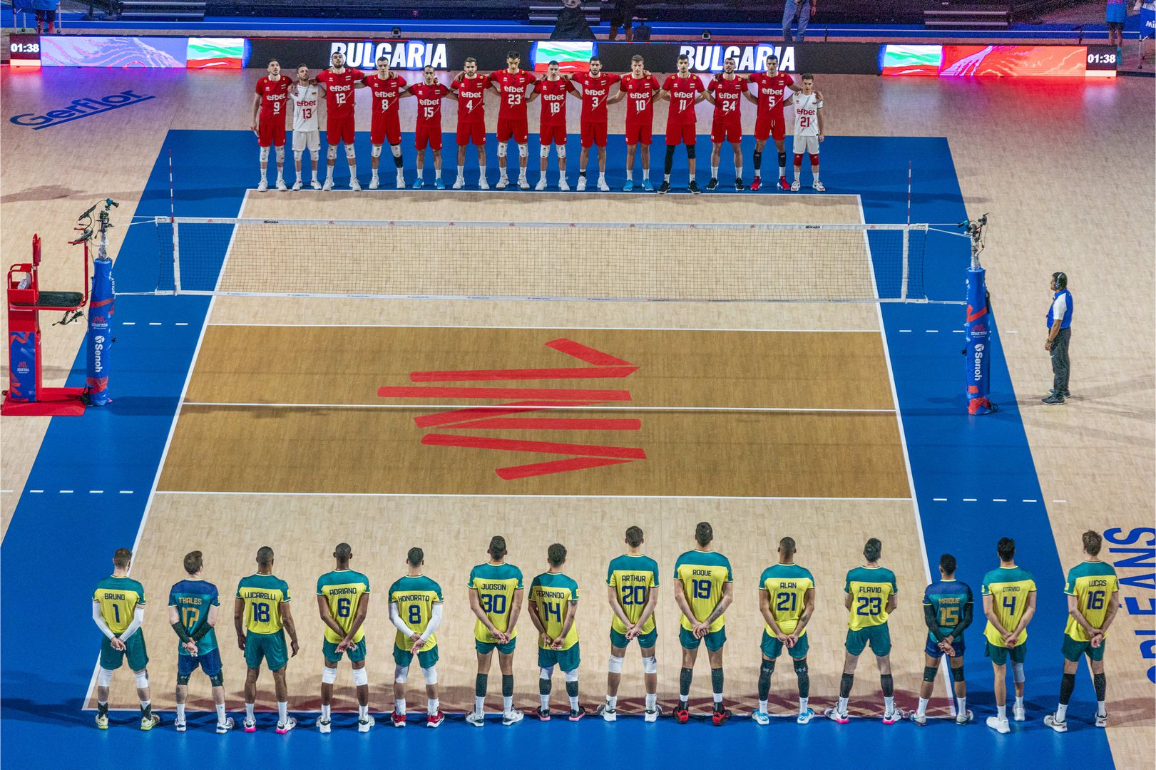 VNL: България - Бразилия 0:3  🏐