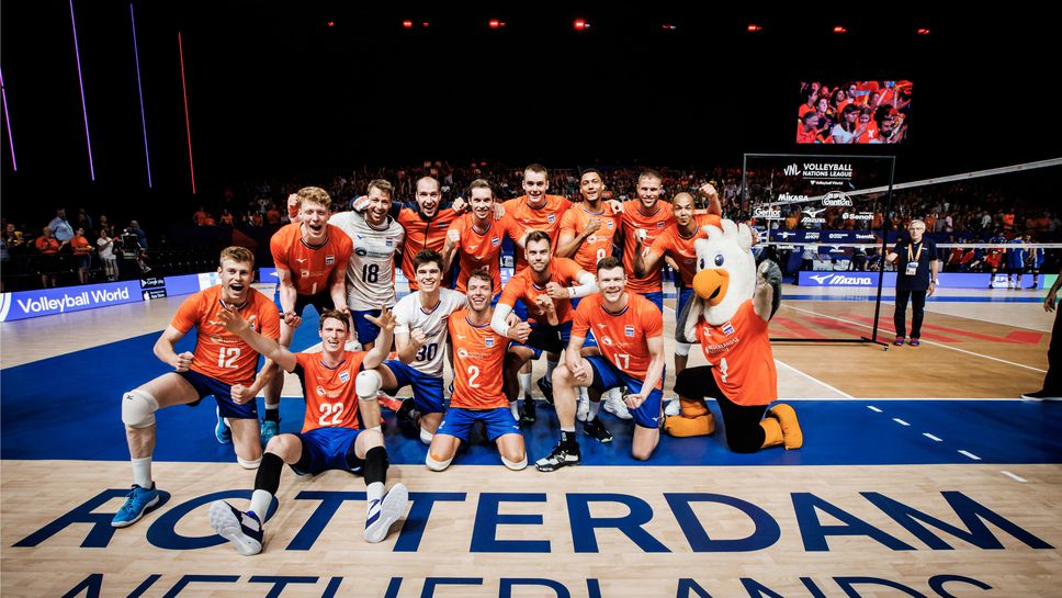 Нидерландия с лесна победа над Китай във VNL