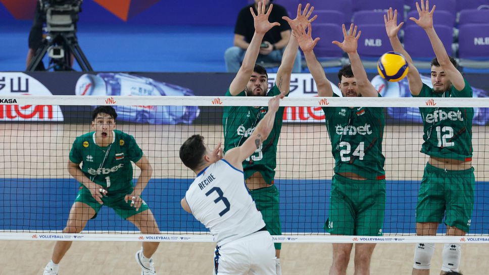 България затрудни световните шампиони от Италия, но само в първия гейм