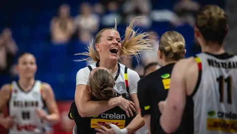  Еврошампионът по баскетбол за дами Белгия започва с победа отбраната на купата си 